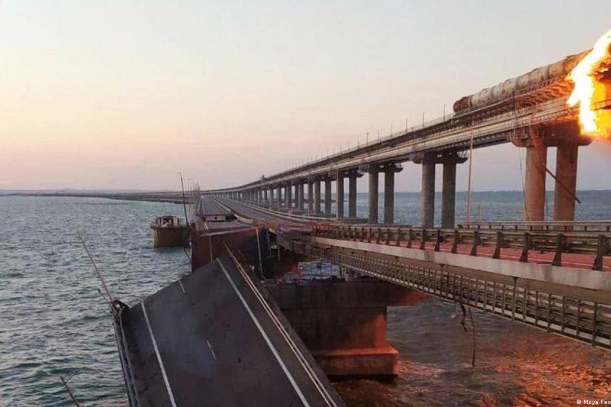 Глава СБУ впервые прокомментировал взрыв на Крымском мосту
