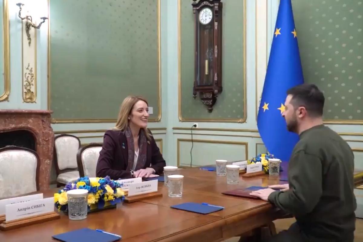 В Україну з візитом прибули президентка Європарламенту та президентка Єврокомісії