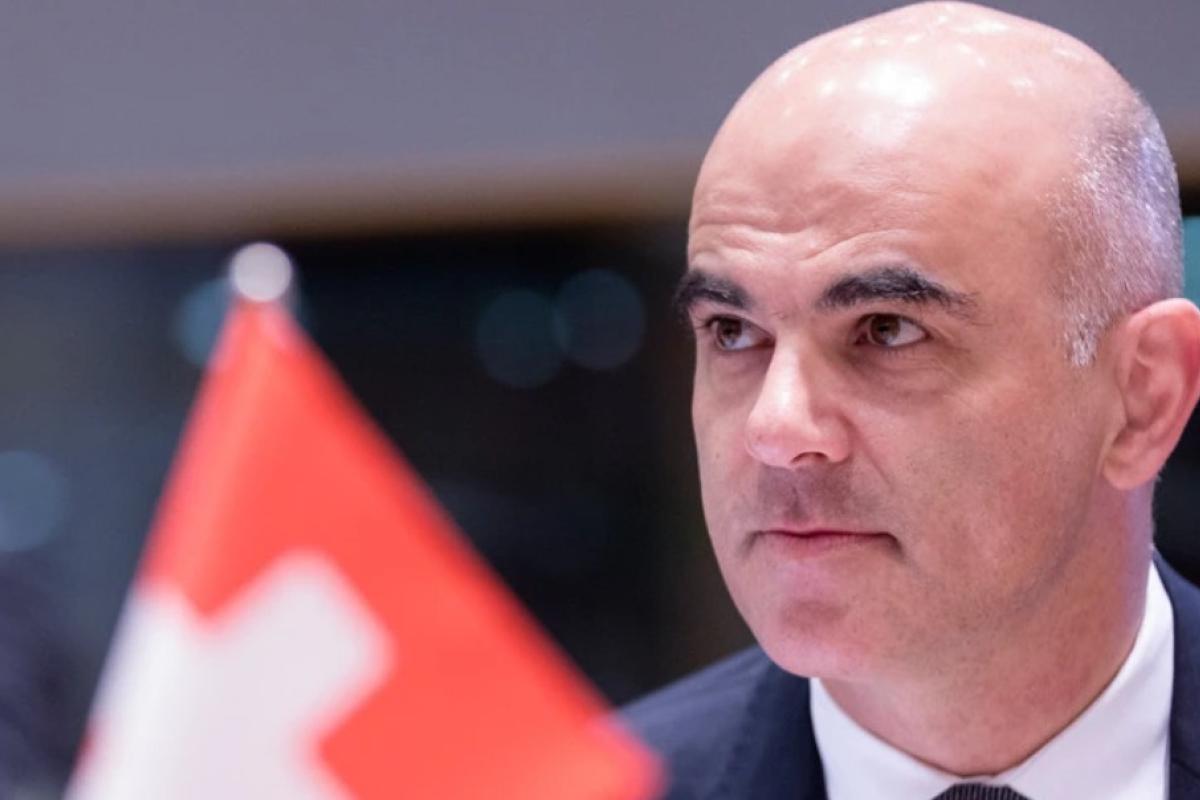 В Україну прибув президент Швейцарії Ален Берсе В Україну прибув президент Швейцарії Ален Берсе