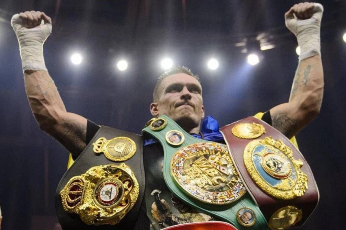 Український суперваговик Олександр Усик оголосив про відмову від пояса IBF Український суперваговик Олександр Усик оголосив про відмову від пояса IBF
