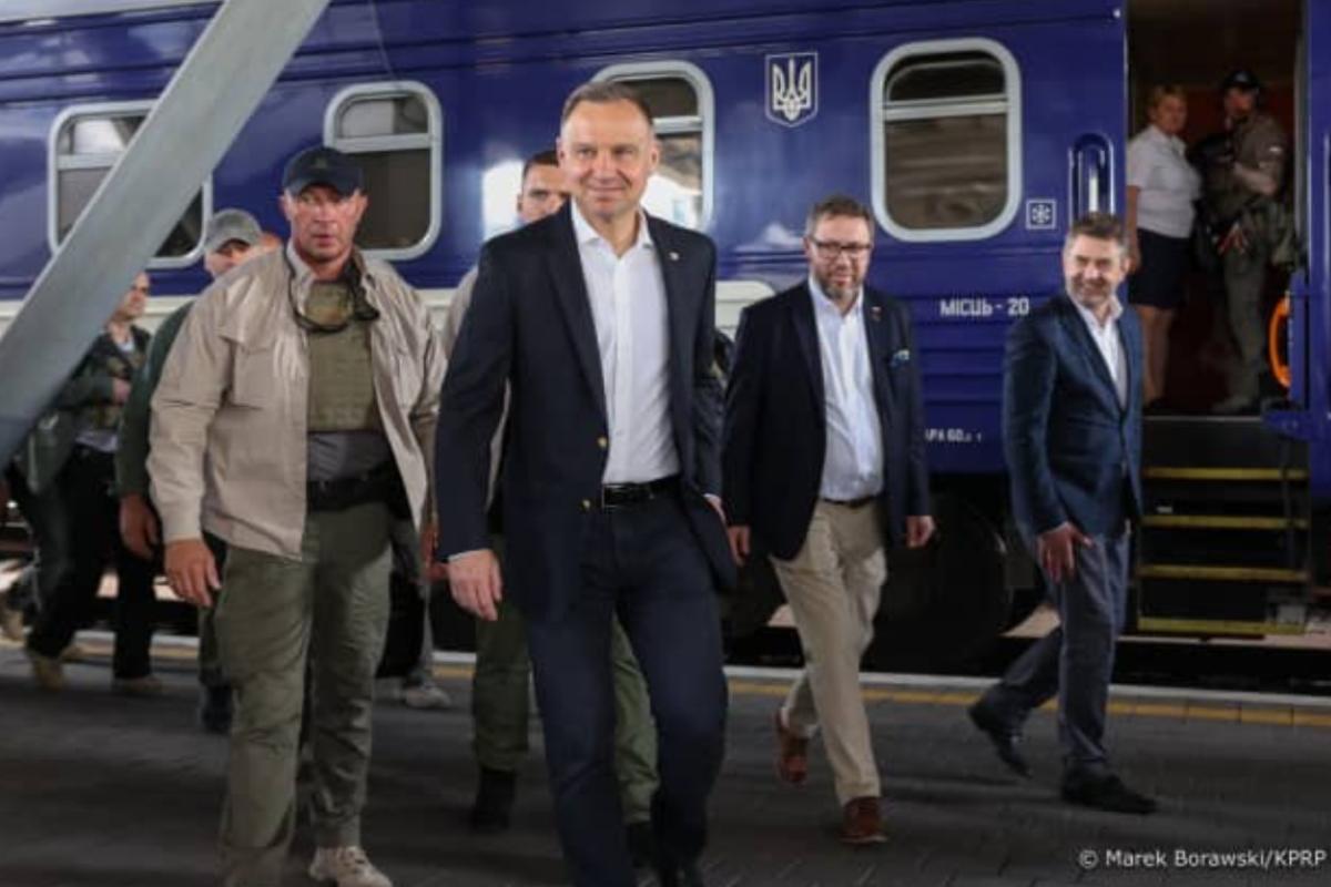 Президент Польщі приїхав до Києва на святкування Дня Незалежності України Президент Польщі приїхав до Києва на святкування Дня Незалежності України