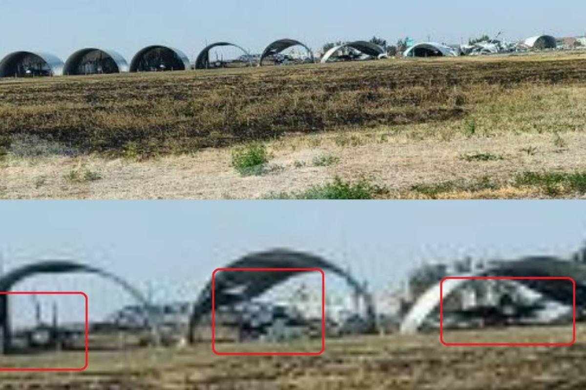 Удар по российскому военному аэродрому "Мариновка": появились спутниковые снимки последствий Удар по российскому военному аэродрому "Мариновка": появились спутниковые снимки последствий