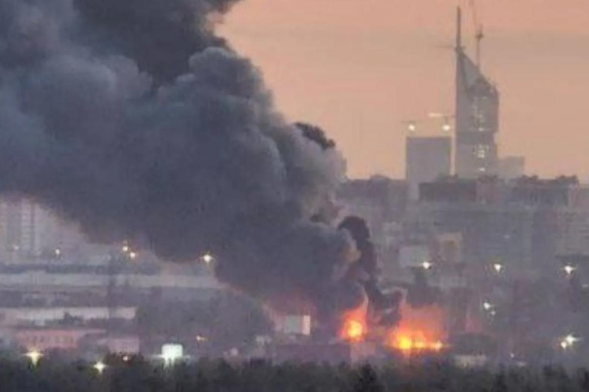 Масштабный пожар в Москве