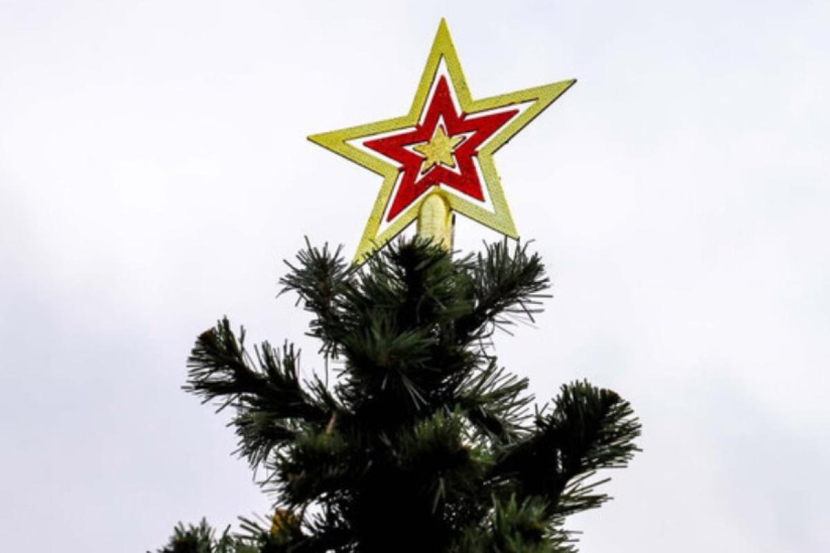 Стало известно, чем украсили новогоднюю елку Северскодонецка на главной площади "ЛНР"