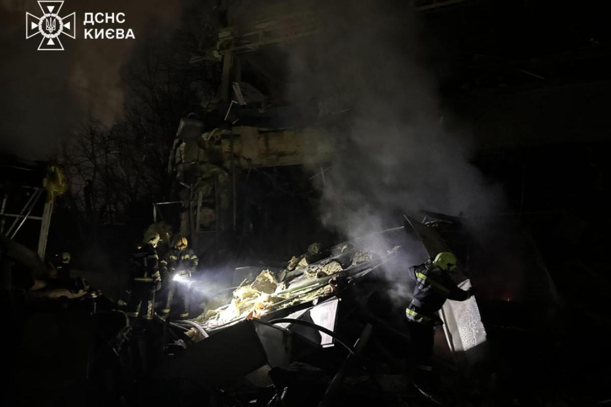 Ракетный удар по Киеву