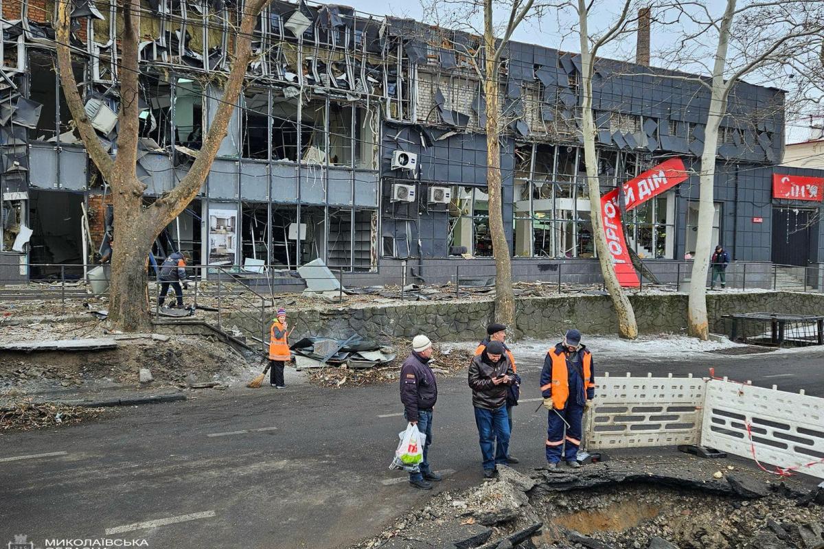 Удар по Николаеву