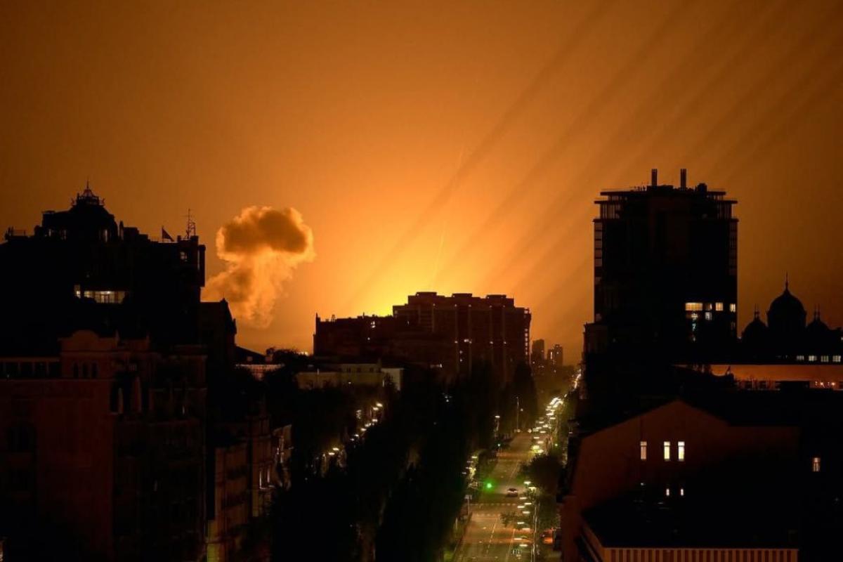 Ракетный удар по Киеву