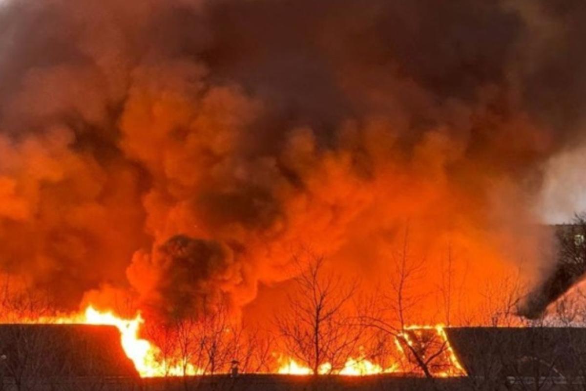 пожар в Москве