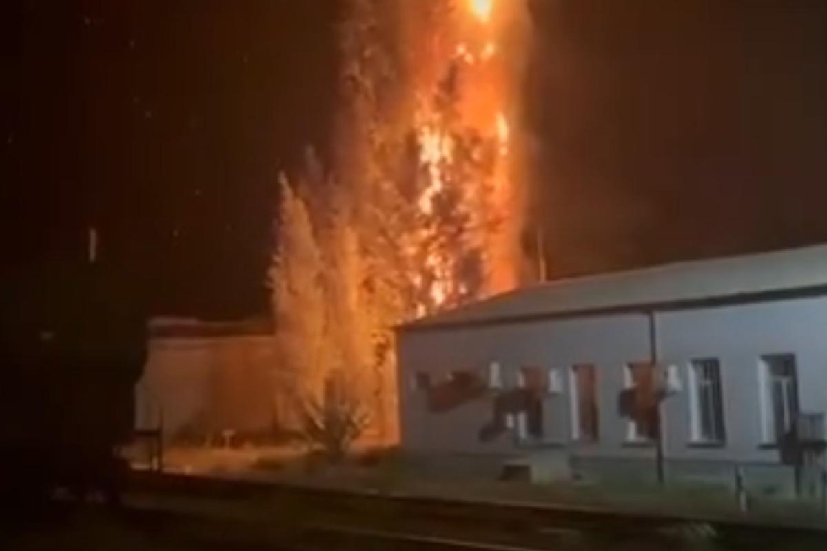 Атака БПЛА на Ростовскую область