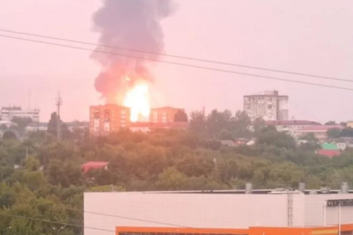 Удар БПЛА по Новокуйбишевскому НПЗ
