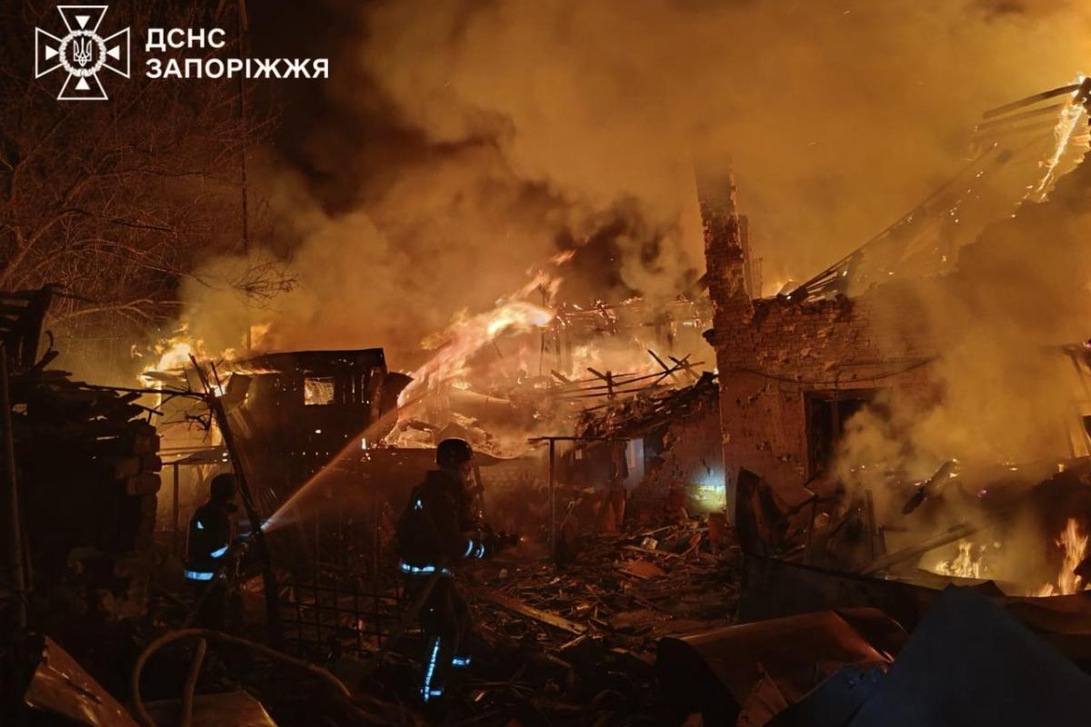 Ракетный удар по Запорожью