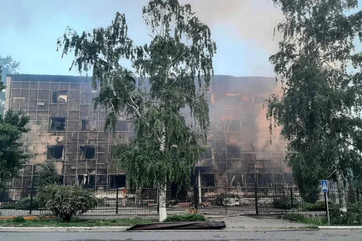 Наслідки удару по Старобільську Старобільськ