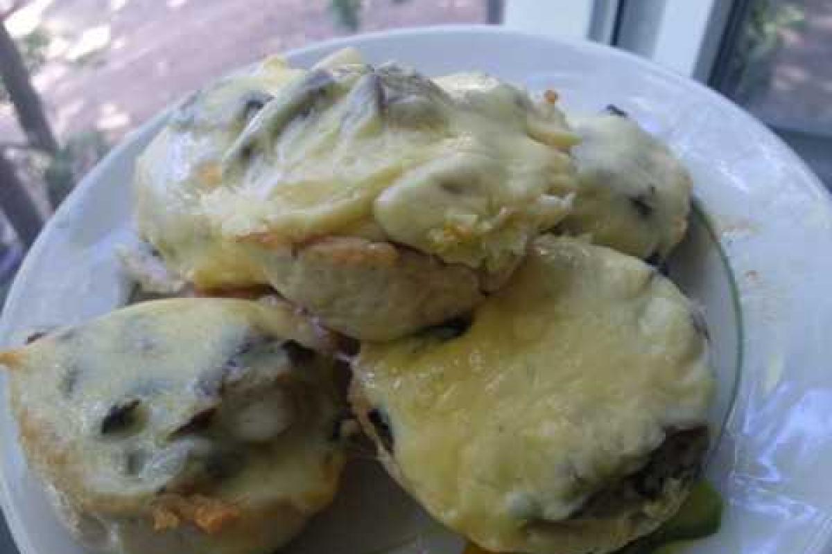 Куриные лукошки с грибами Куриные лукошки с грибами