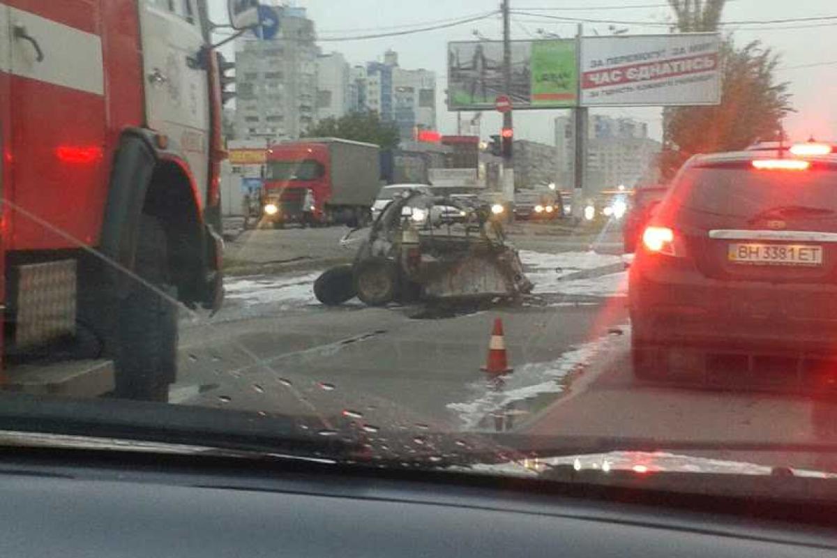 В Одессе произошло тройное ДТП
