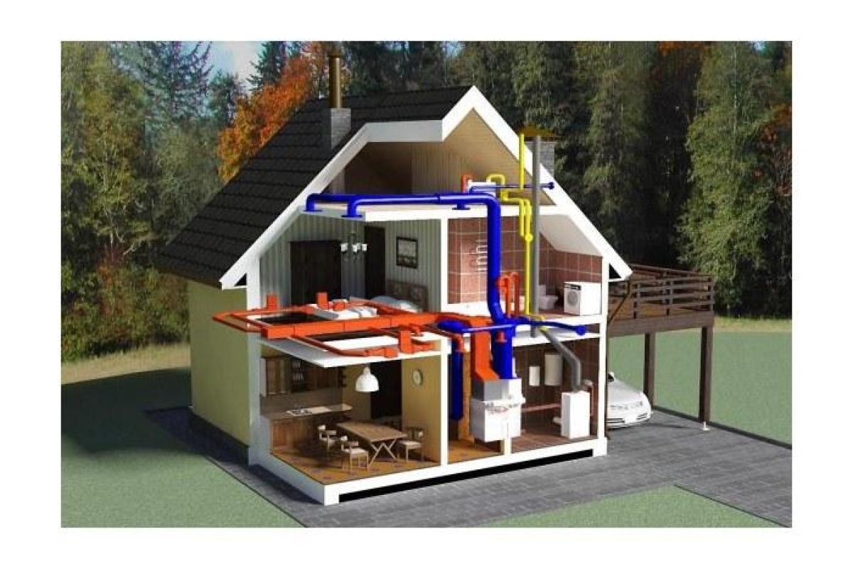 Установка и монтаж отопления в загородном доме Установка и монтаж отопления в загородном доме