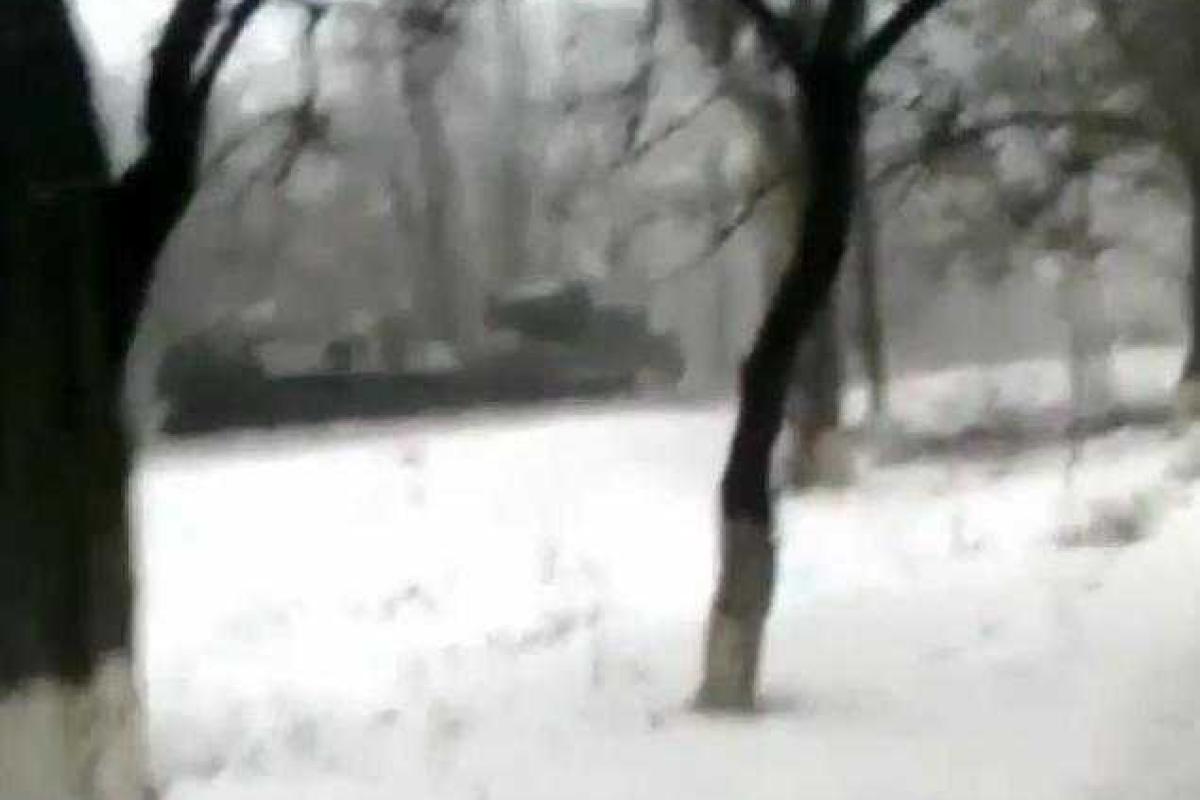 В Шахтерске замечена ТОС-1 "Буратино"