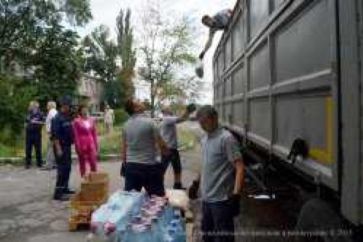 Северодонецк принял гуманитарную помощь от Николаевской области