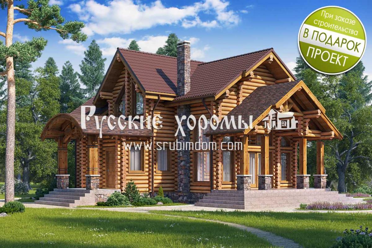 Проектируем рубленные дома: окна и двери