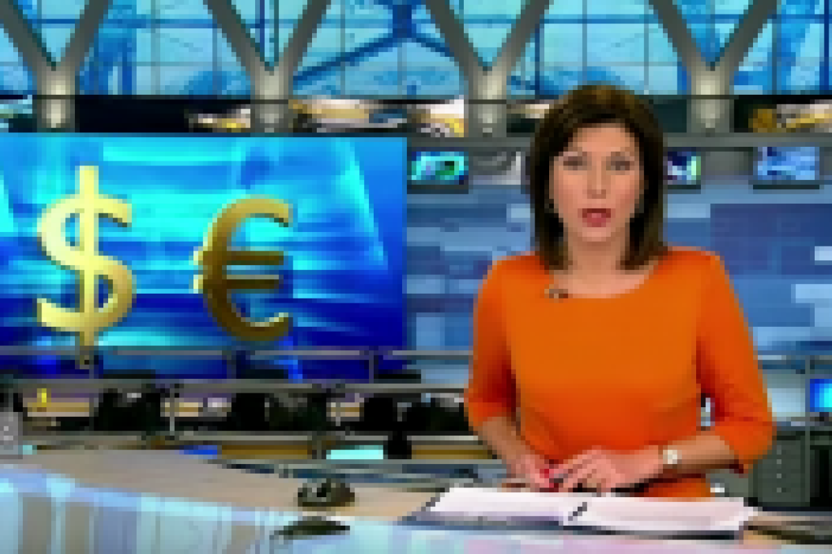 В сети набирает популярность видео о том, как в российских новостях "падает" доллар