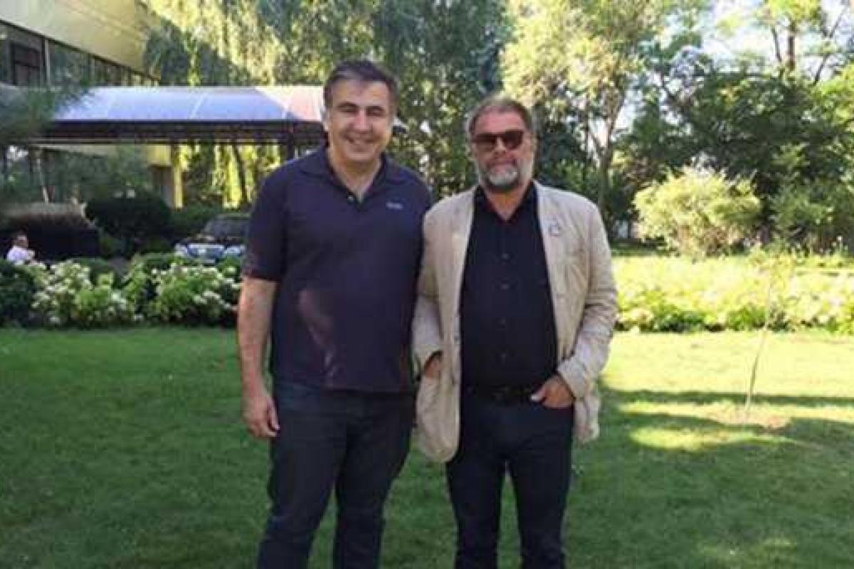 Как Саакашвили "затусил" с Гребенщиковым Как Саакашвили "затусил" с Гребенщиковым