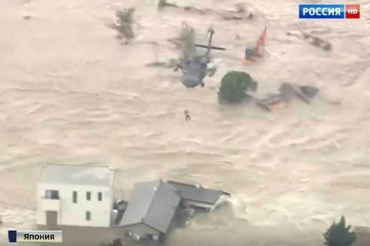 В Японии затопило город Дзесо за считанные минуты, пропали 22 жителя