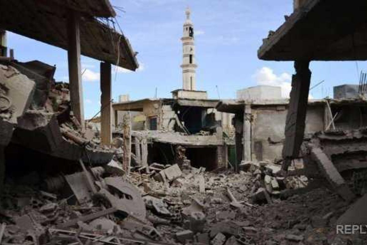 Российский самолет нанес серию ударов по штабу САС, есть жертвы Российский самолет нанес серию ударов по штабу САС, есть жертвы