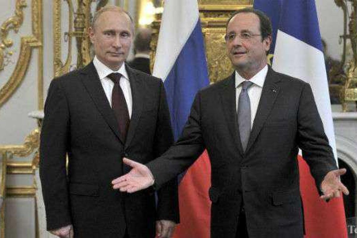 Олланд выдвинул Путину три условия Олланд выдвинул Путину три условия
