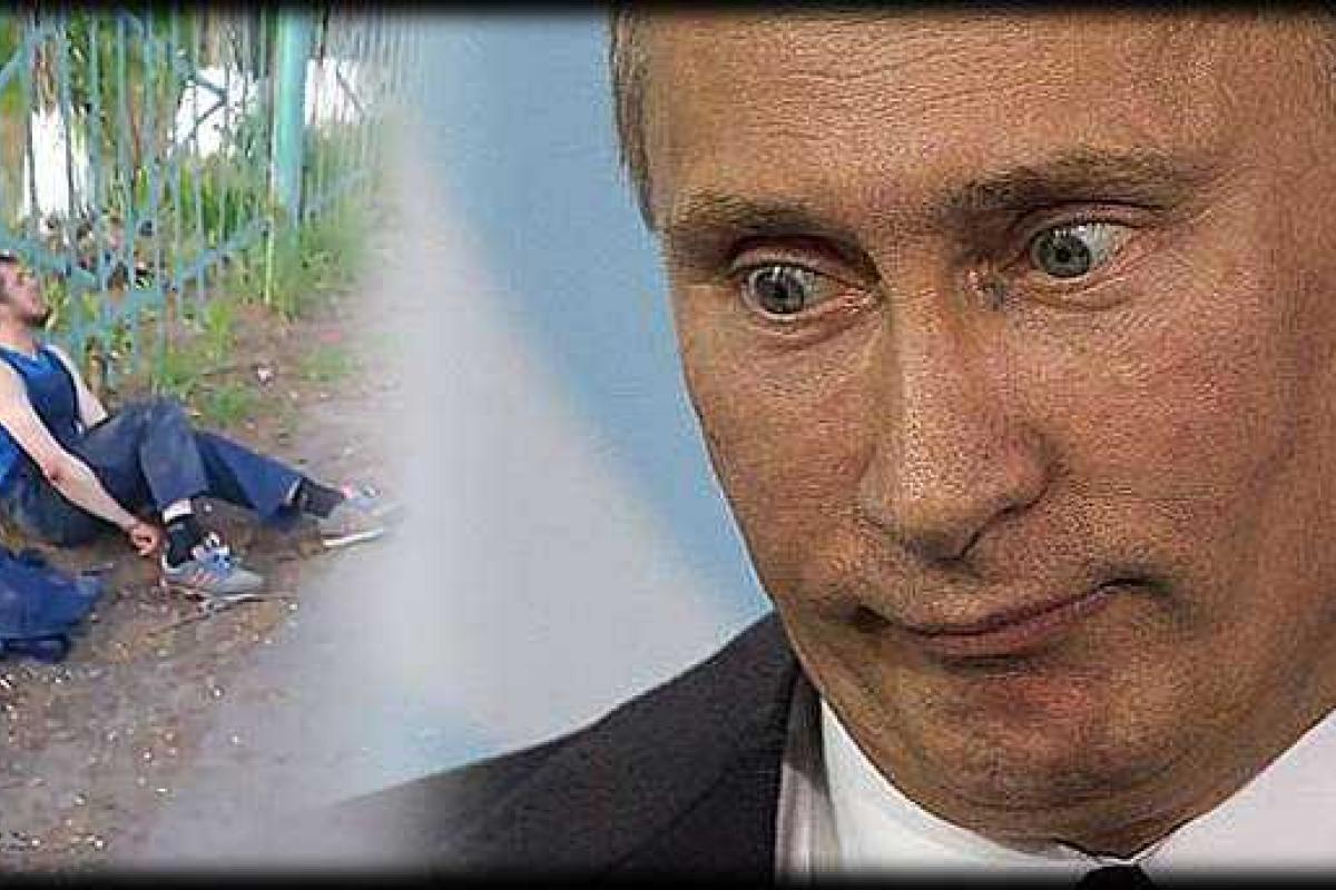 Пьяный боевик в наручниках устроил истерику в Донецке. Видео Пьяный боевик в наручниках устроил истерику в Донецке. Видео