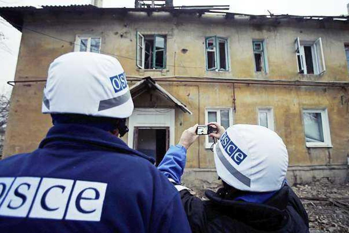 Под Мариуполем стоят танки и другая техника "ДНР", - ОБСЕ