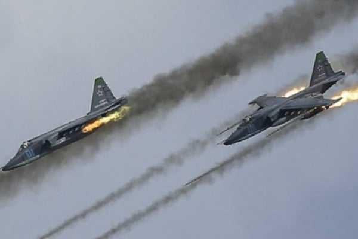 В аэропорту Дамаска, после авиаудара, произошла сильная детонация