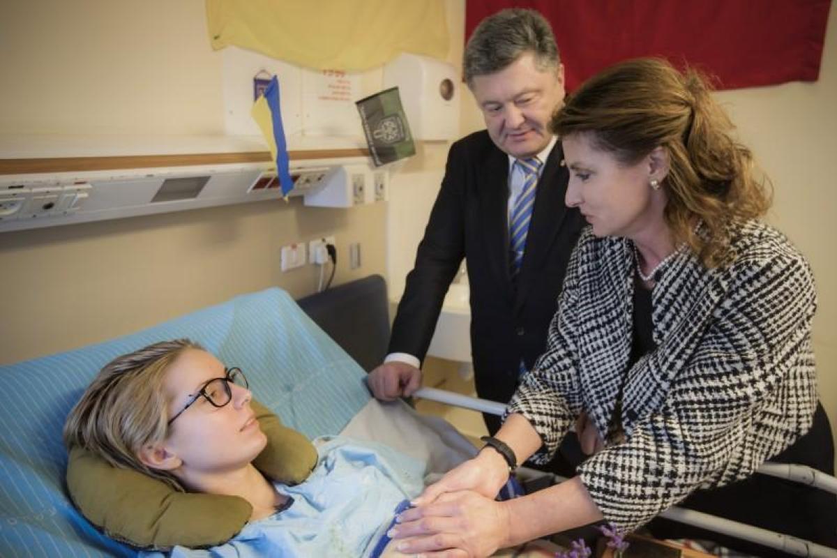 В Израиле Яну Зинкевич посетила чета Порошенко В Израиле Яну Зинкевич посетила чета Порошенко
