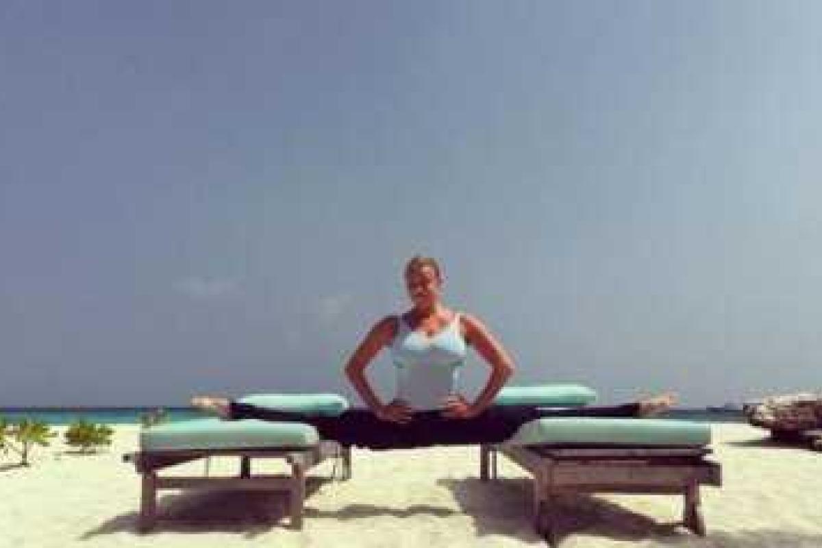 Волочкова похвасталась очередной растяжкой, которую она сделала на Мальдивах