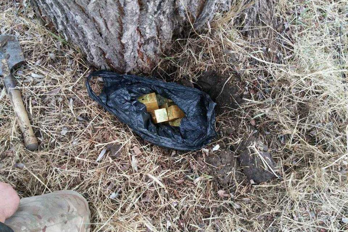 В «Серой зоне» правоохранители изъяли из схрона 17 тротиловых шашек В «Серой зоне» правоохранители изъяли из схрона 17 тротиловых шашек