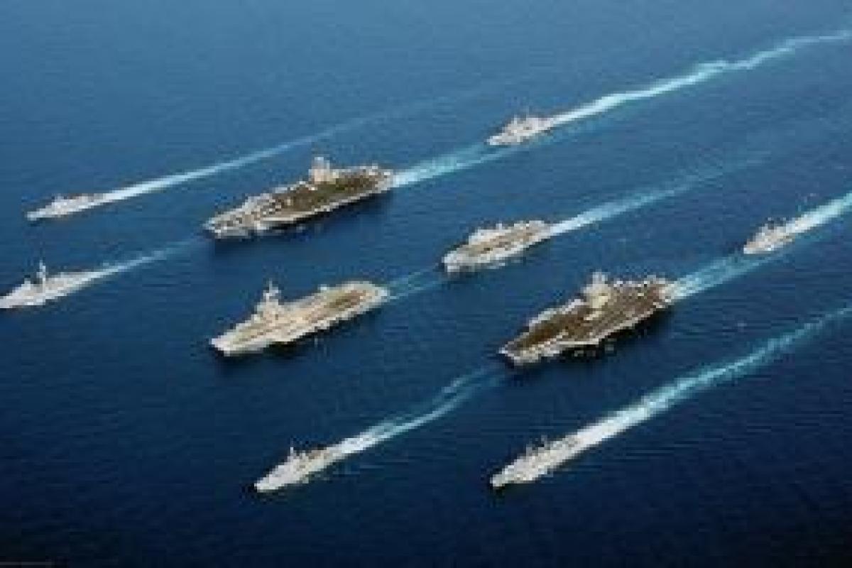 Ударная группа ВМС США направилась на Ближний Восток, опубликовано видео Ударная группа ВМС США направилась на Ближний Восток, опубликовано видео