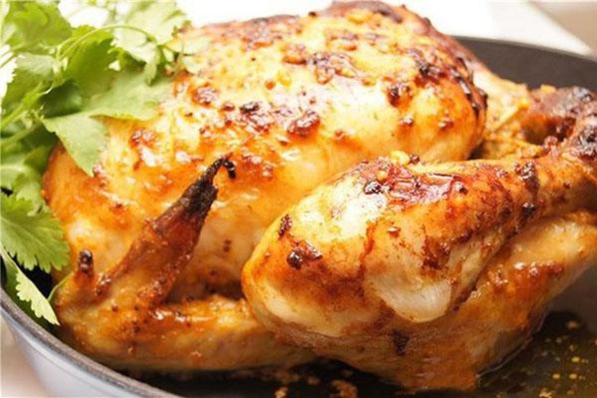Курица, маринованная в горчично-медовом соусе Курица, маринованная в горчично-медовом соусе