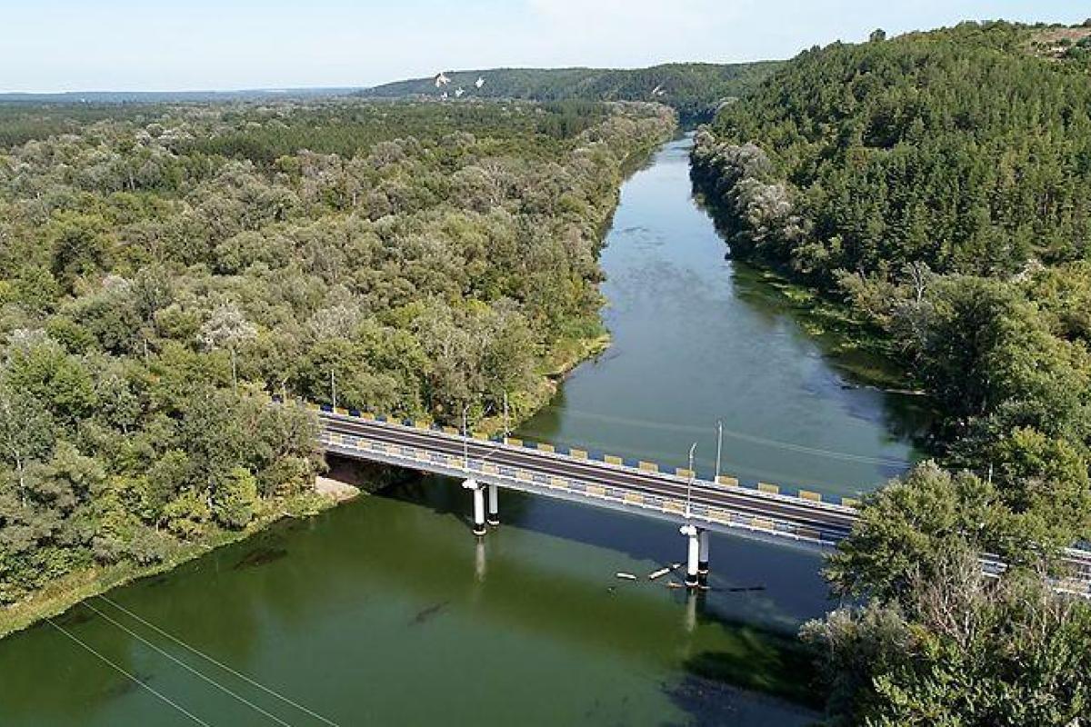 В Донецкой области отремонтирован 233-метровый мост