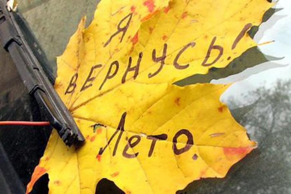 "Молодое" бабье лето пришло в Украину - синоптик "Молодое" бабье лето пришло в Украину - синоптик