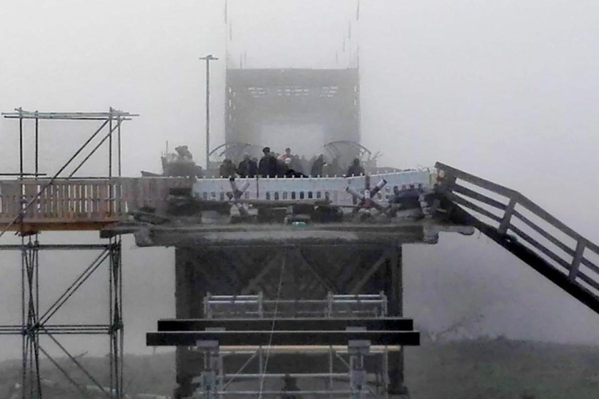 В Станицу Луганскую доставлены конструкции основной части моста - ЛОГА