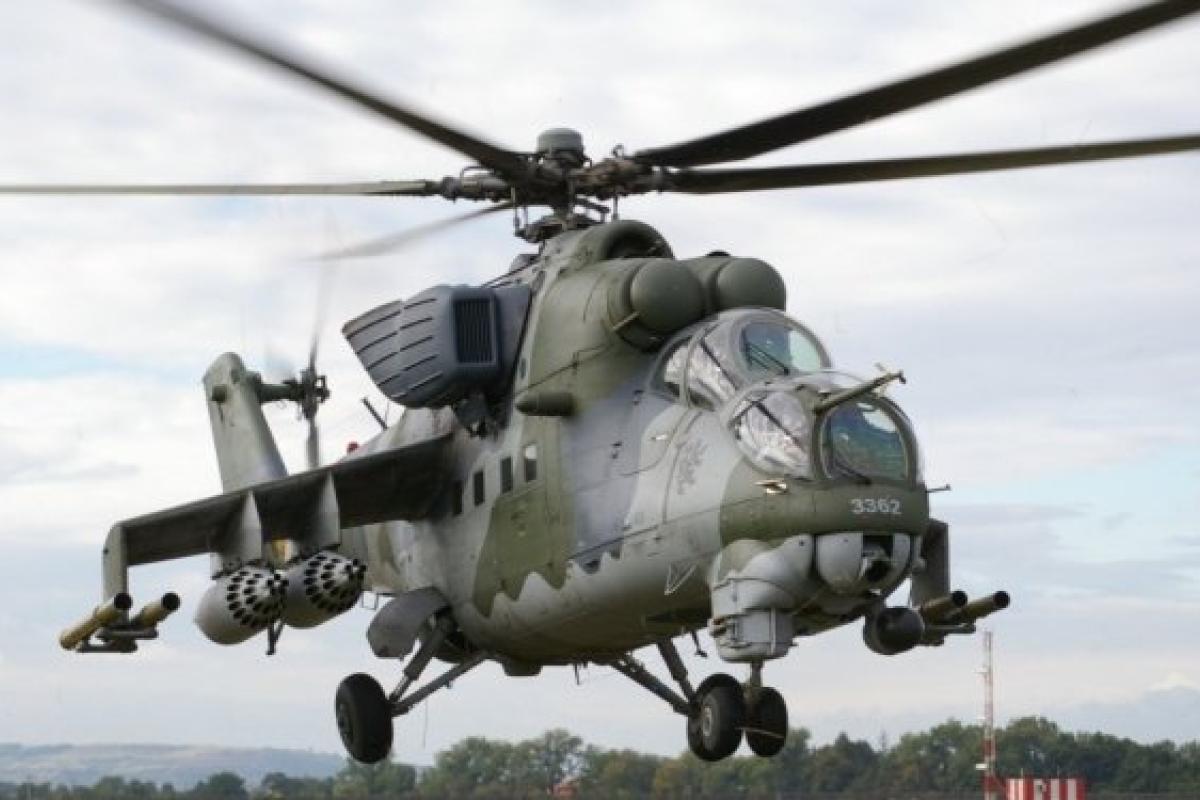 Чехія передала Україні ескадрилью ударних вертольотів Мі-24Д Чехія передала Україні ескадрилью ударних вертольотів Мі-24Д