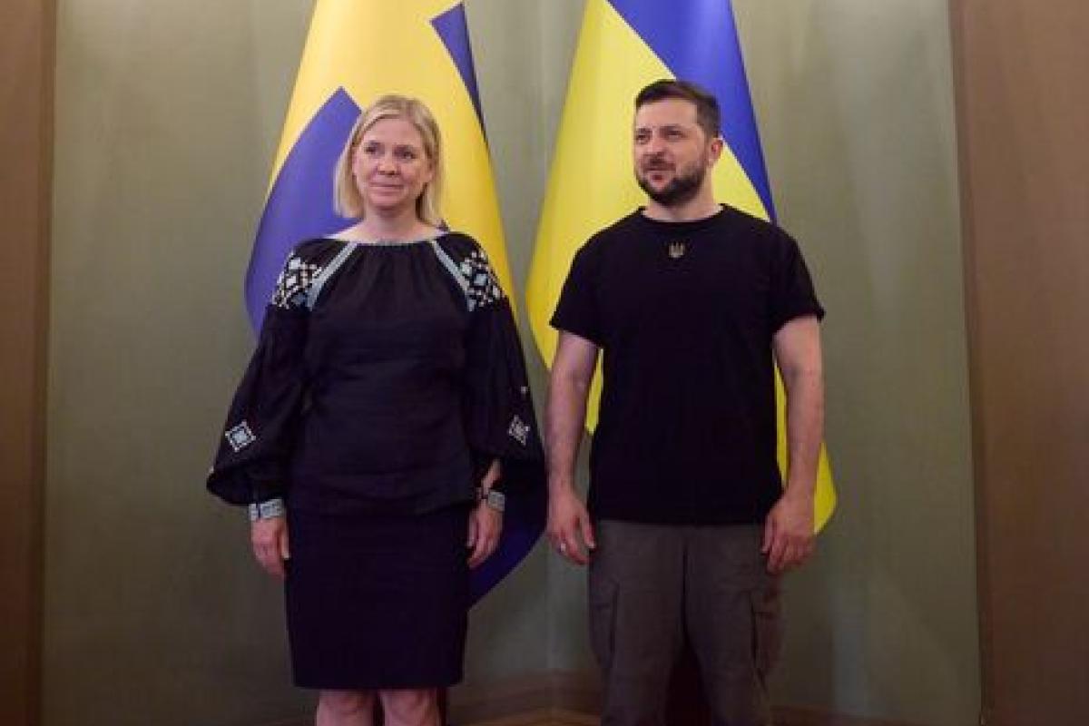 Зеленський та прем'єр Швеції погодили спільну заяву