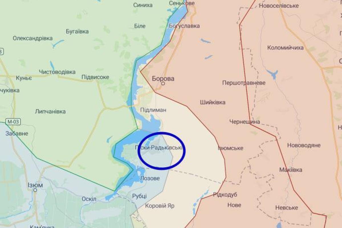 Контрнаступ на Харківщині: ЗСУ звільнили Піски-Радьківські в Ізюмському районі