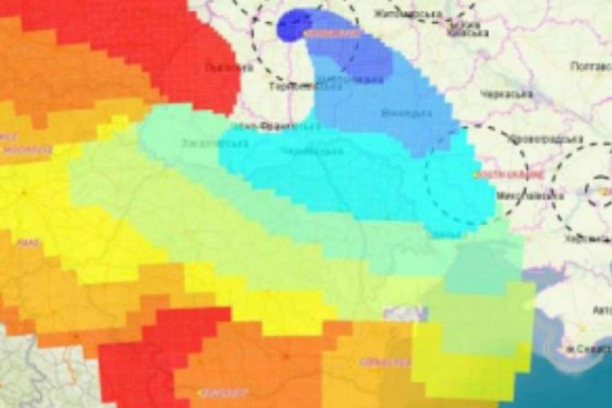 Умовна аварія на ЗАЕС: вчені змоделювали новий прогноз переміщення радіації Умовна аварія на ЗАЕС: вчені змоделювали новий прогноз переміщення радіації