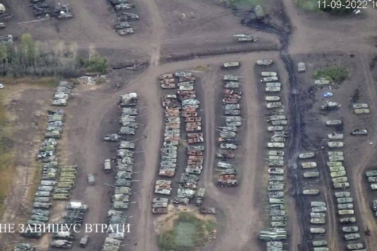 Генштаб не завищує втрати: у мережі показали сміттєзвалище розбитої російської техніки в Білгородській області