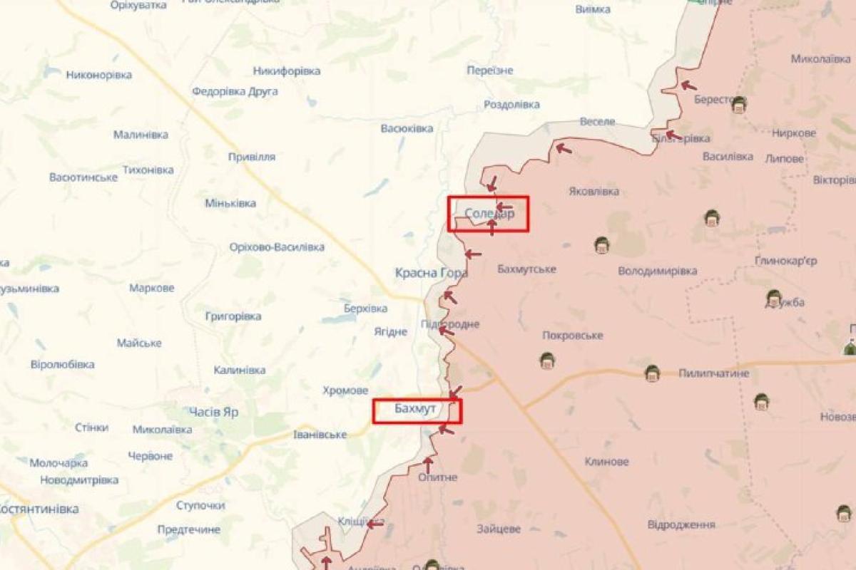 Идут тяжелые бои: Военные ВСУ рассказали о ситуации в Бахмуте-Соледаре на сегодня Идут тяжелые бои: Военные ВСУ рассказали о ситуации в Бахмуте-Соледаре на сегодня