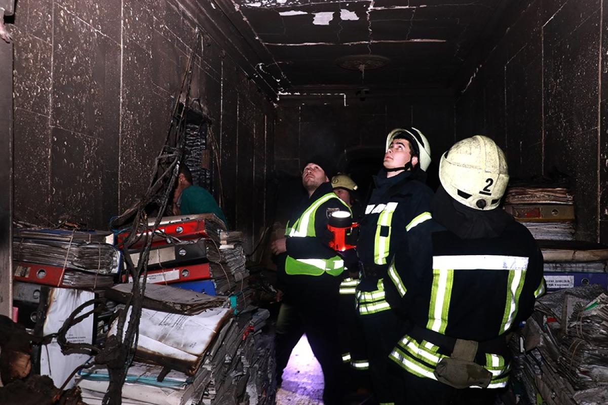 Пожар в здании Министерства культуры Украины: названа предварительная причина Пожар в здании Министерства культуры Украины: названа предварительная причина