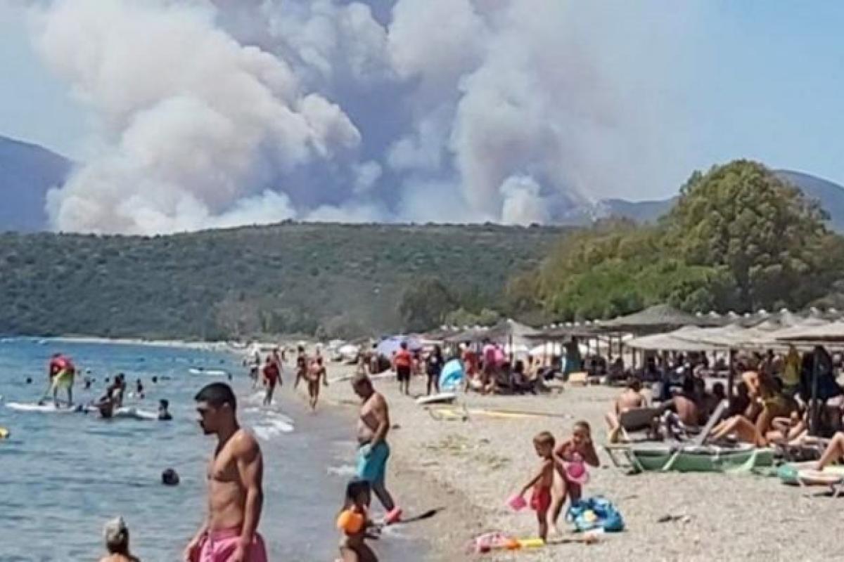 Через лісову пожежу в Греції евакуювали три села Через лісову пожежу в Греції евакуювали три села