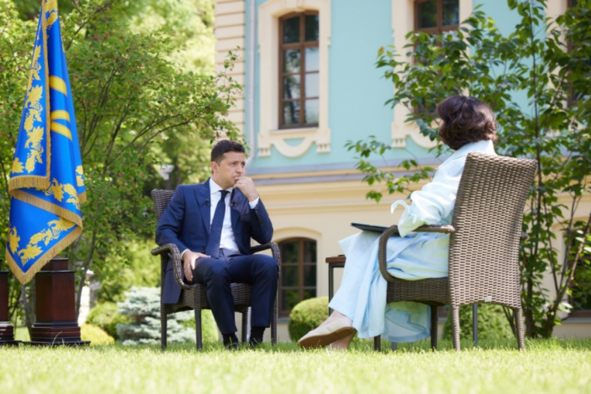 Про "стіну" на Донбасі, "вагнерівців" та відсутність конкурентів: гучні заяви Зеленського у свіжому інтерв'ю Про "стіну" на Донбасі, "вагнерівців" та відсутність конкурентів: гучні заяви Зеленського у свіжому інтерв'ю