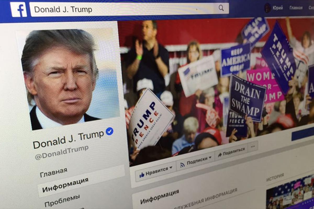Трамп має намір подати позов проти соцмереж через блокування акаунтів