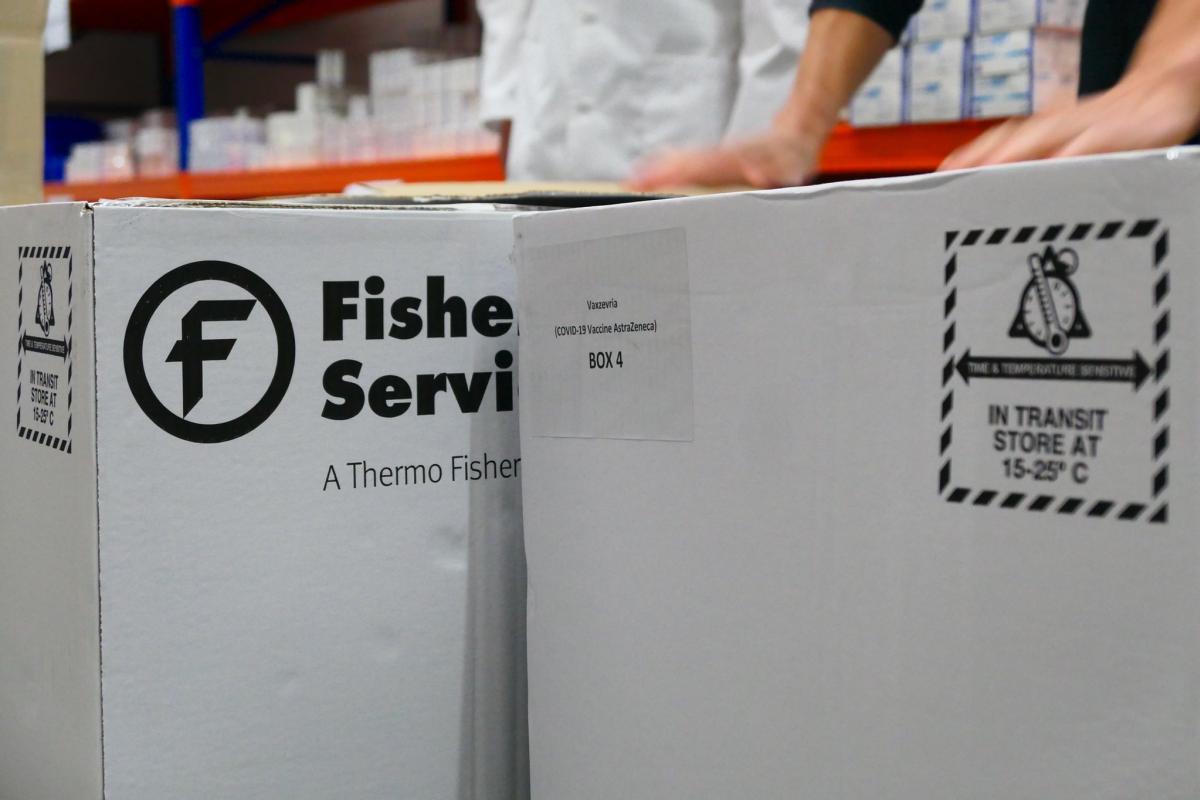 Естонія передала Україні понад 52 тисячі доз вакцини від СOVID-19 Естонія передала Україні понад 52 тисячі доз вакцини від СOVID-19