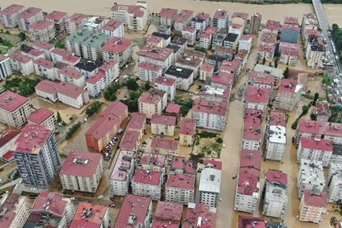Затоплені райони Туреччини оголосили зонами лиха Затоплені райони Туреччини оголосили зонами лиха